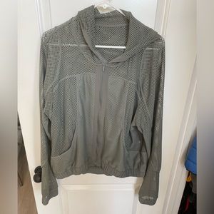 Lululemon Green Mesh Jacket size 12
